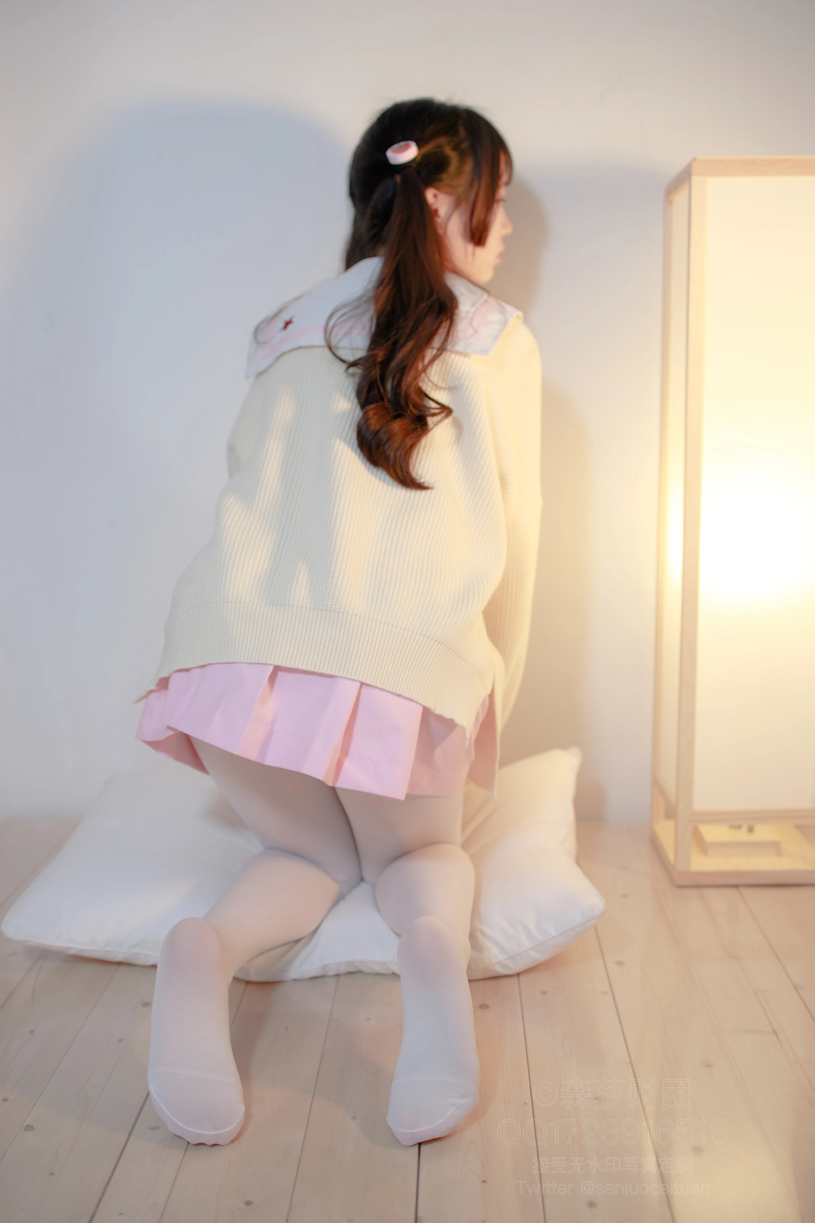 森萝财团 [X-059] 萝莉白丝80D [97P 1V]插图7